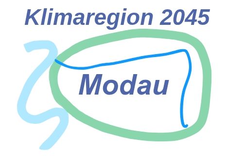 Logo der Klimaregion Modau 2045