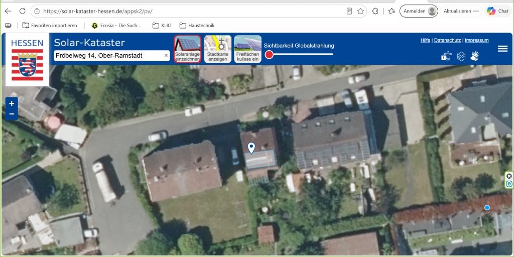 Solarkataster Hessen - Luftbild
